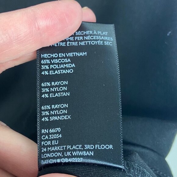 Urban Outfitters Alice Ritter Dimitri Black A-Line Skirt Size Medium Zipper M - Picture 8 of 10